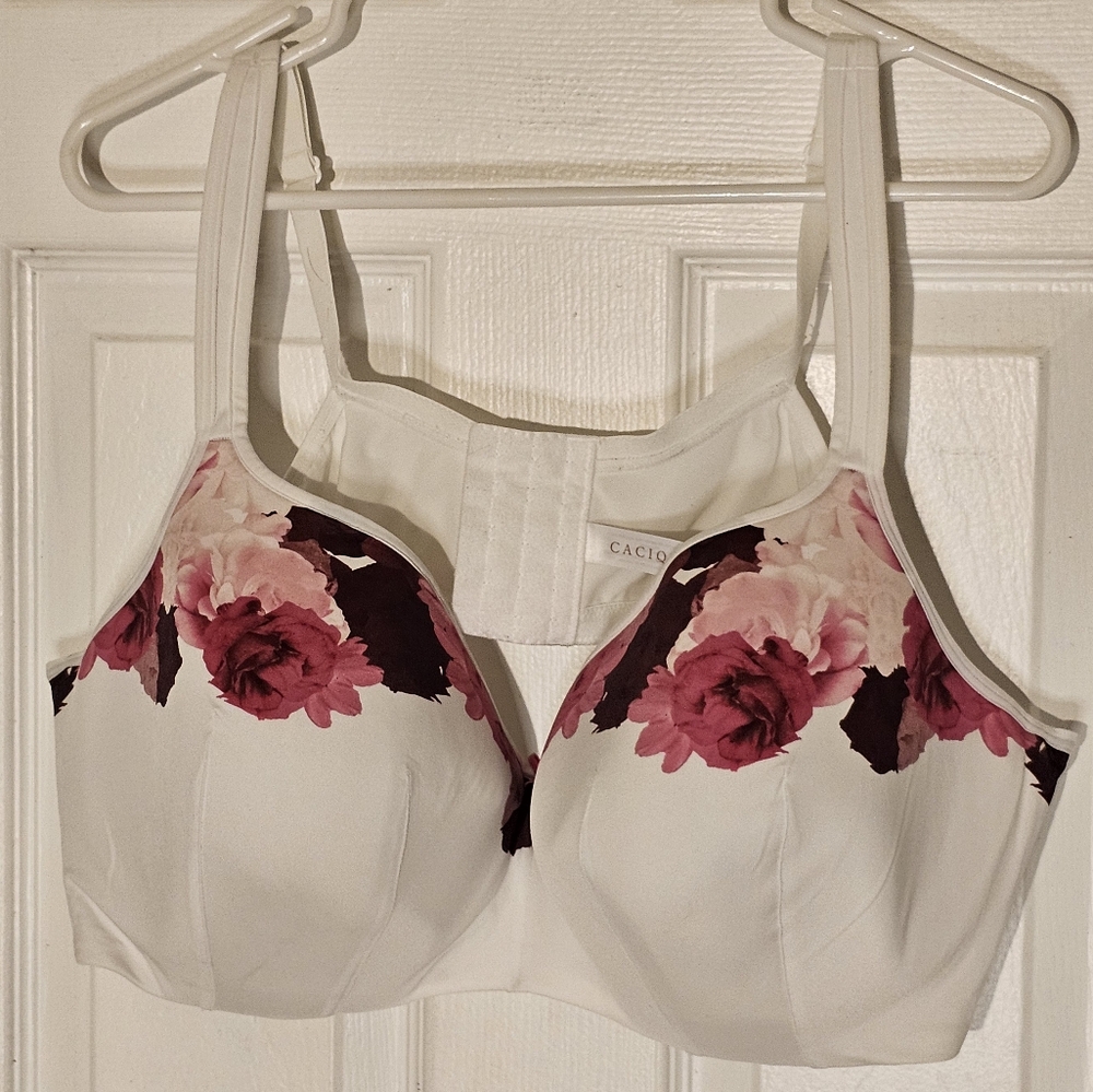 Cacique Bra Modern Blooms Sz 50D